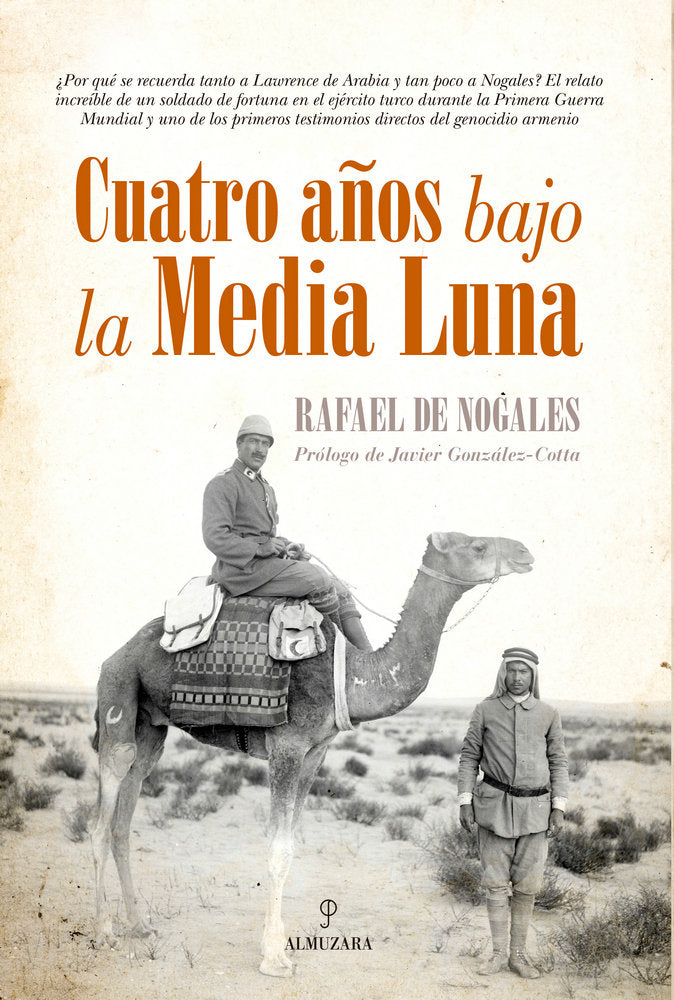 CUATRO AﾑOS BAJO LA MEDIA LUNA, de de Nogales Méndez | portada del libro