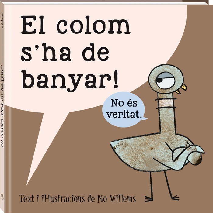 El colom s'ha de banyar, de Willems, Mo | portada del libro