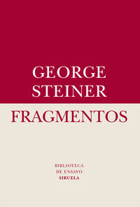 Fragmentos, de STEINER | portada del libro