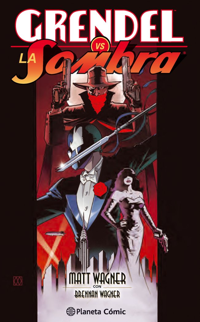 Grendel vs La Sombra, de Wagner | portada del libro