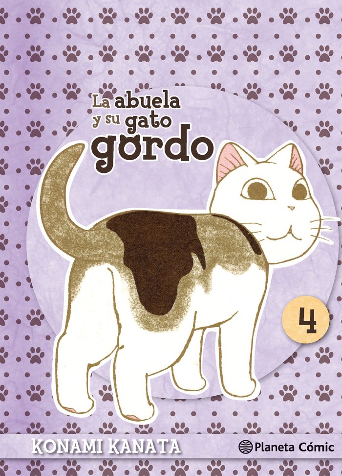 La abuela y su gato gordo nº 04/08, de Kanata, Konami | portada del libro
