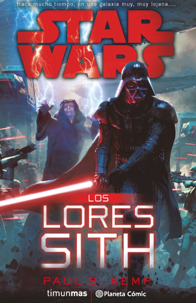Star Wars Los Lores Sith (novela), de Kemp, Paul S. | portada del libro