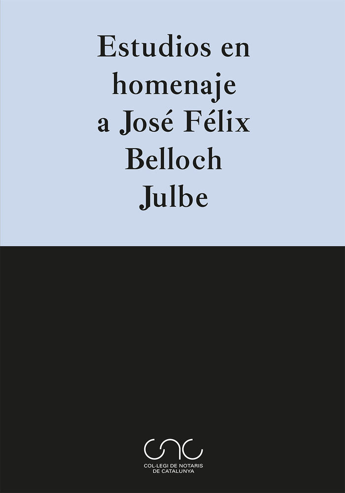 Estudios en homenaje a José Félix Belloch Julbe, de Varios autores | portada del libro