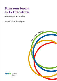 Para una teoría de la literatura, de Rodríguez | portada del libro