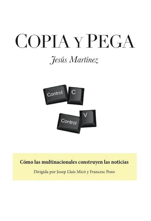Copia y pega, de Martínez Fernández, Jesús | portada del libro