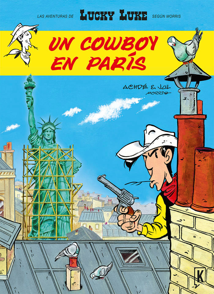 Lucky Luke. Un cowboy en París, de Achdé | portada del libro