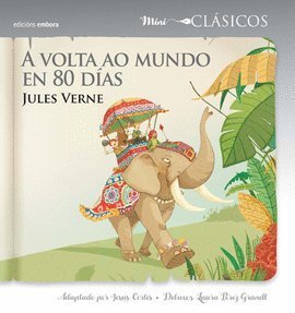 A volta ao mundo en 80 días, de Verne, Julio | portada del libro