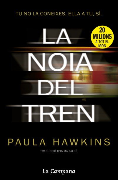 La noia del tren, de Hawkins | portada del libro