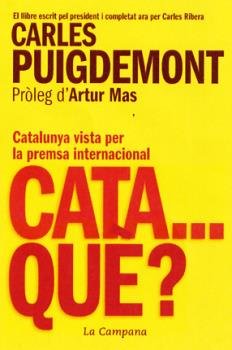 CATA...QUé?, de PUIGDEMONT | portada del libro