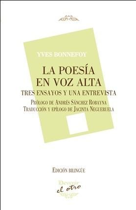 La poesía en voz alta | portada del libro