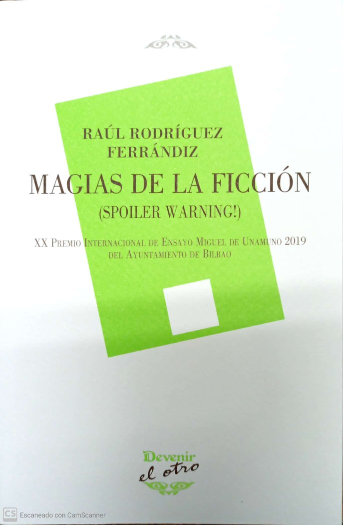 Magias de la ficción, de Rodríguez Ferrándiz, Raúl | portada del libro