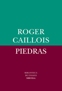 Piedras, de Caillois, Roger | portada del libro