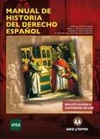 Manual de Historia del Derecho Español, de Alvarado Planas | portada del libro