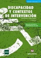 Discapacidad y contextos de intervención, de José Manuel Suárez Riveiro | portada del libro