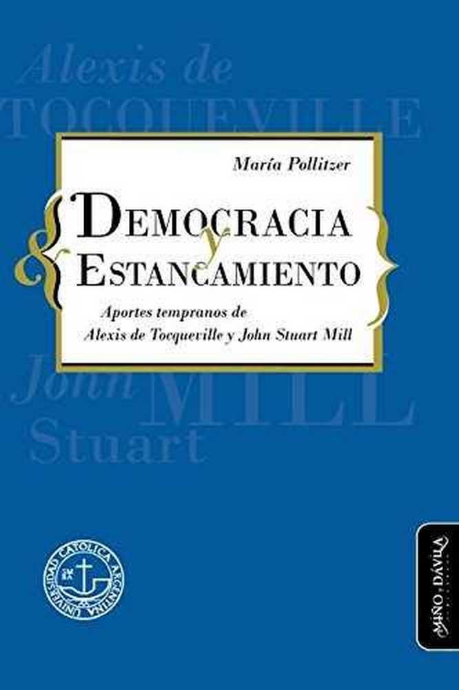 Democracia y estancamiento, de María Pollitzer (argentina) | portada del libro