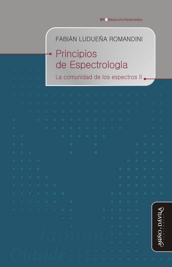 Principios de Espectrología, de Ludueña Romandini | portada del libro