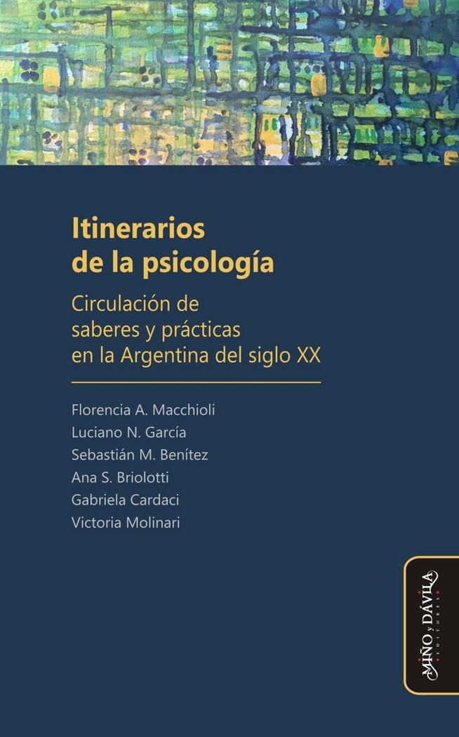 Itinerarios de la psicología, de Macchioli (argentina) | portada del libro