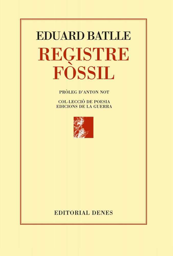 Registre fòssil, de Batlle Pomar | portada del libro