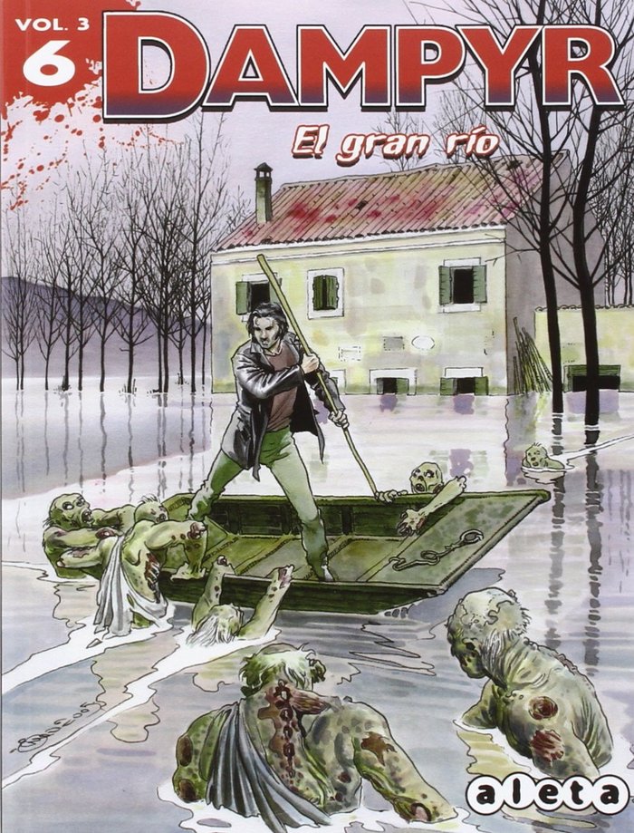 Dampyr 6 (vol. 3): El gran río, de COLOMBO | portada del libro