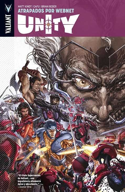 UNITY 02: ATRAPADOS POR WEBNET, de KINDT | portada del libro