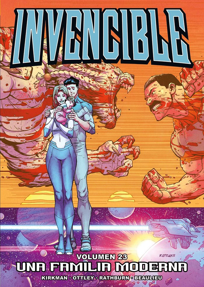 INVENCIBLE 23: UNA FAMILIA MODERNA, de KIRKMAN | portada del libro