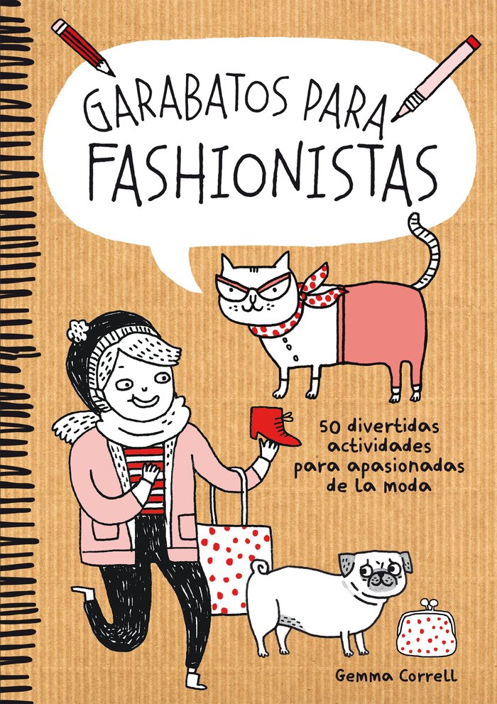 Garabatos para fashionistas, de Correll, Gemma | portada del libro