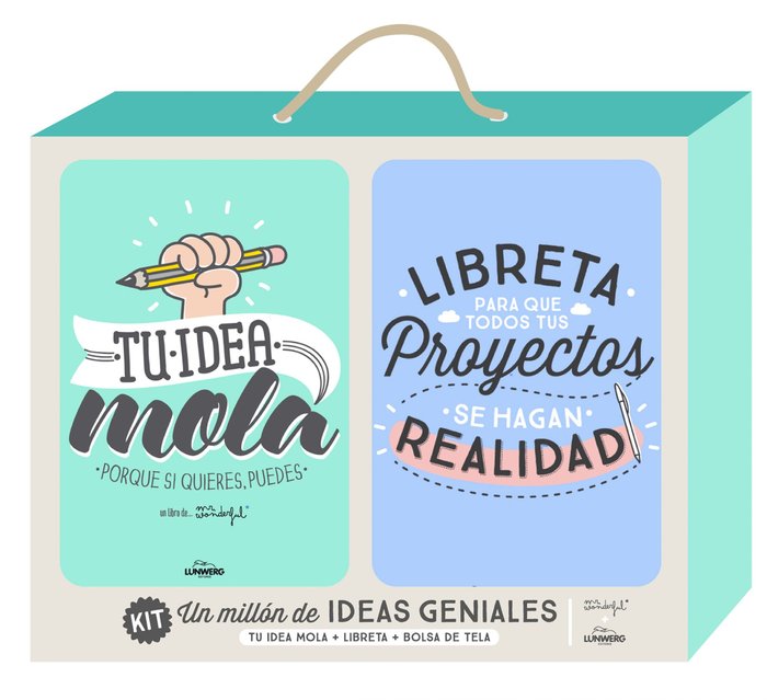 Kit Un millón de ideas geniales, de Mr. Wonderful | portada del libro