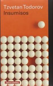 Insumisos, de Todorov | portada del libro