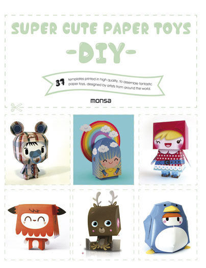 SUPER CUTE PAPER TOYS -DIY-, de Instituto Monsa de Ediciones, S.A | portada del libro