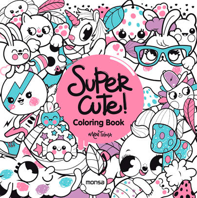 SUPER CUTE! Coloring Book, de VV.AA. | portada del libro