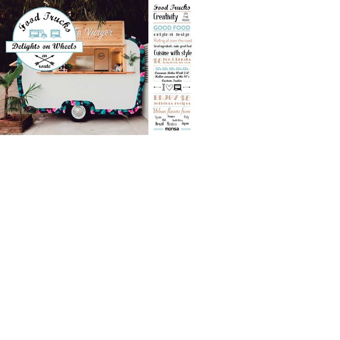 Food Trucks. Delights on wheels, de A.AV.V. | portada del libro