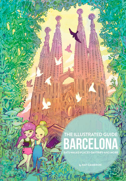 THE ILLUSTRATED GUIDE BARCELONA, de AA.VV. | portada del libro