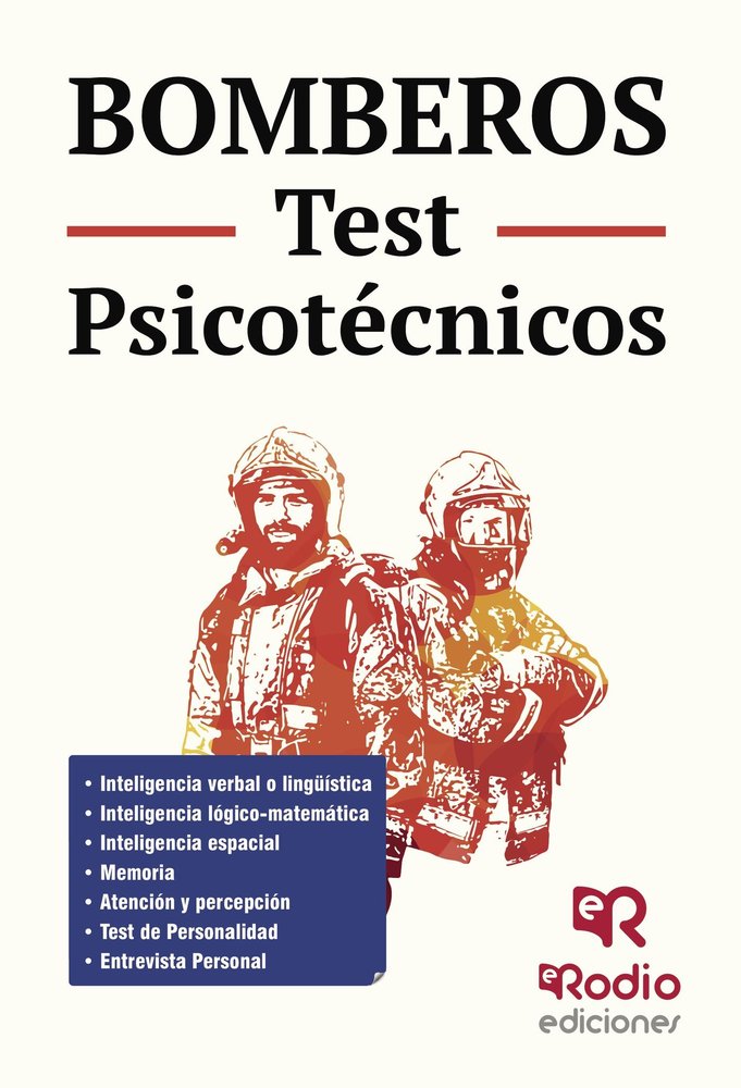 Bomberos. Test Psicotécnico, de Varios autores | portada del libro