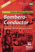 BOMBERO-CONDUCTOR DEL AYUNTAMIENTO DE DOS HERMANAS. TEMARIO Y TEST. MATERIAS ESPECIFICAS, de CESAR JAVIER CLAROS WANDOSELL | 