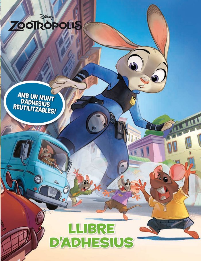Zootròpolis. Llibre d adhesius, de Disney | portada del libro