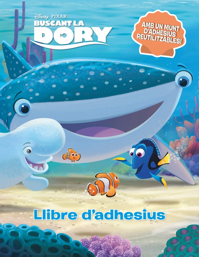 Buscant la Dory. Llibre d'adhesius, de Disney | portada del libro