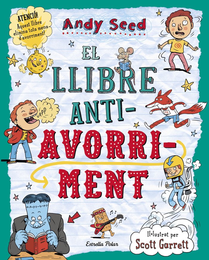 El llibre antiavorriment, de Seed, Andy | portada del libro