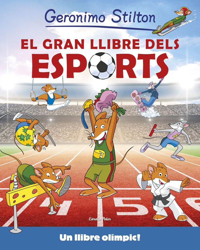 El gran llibre dels esports, de Stilton, Geronimo | portada del libro