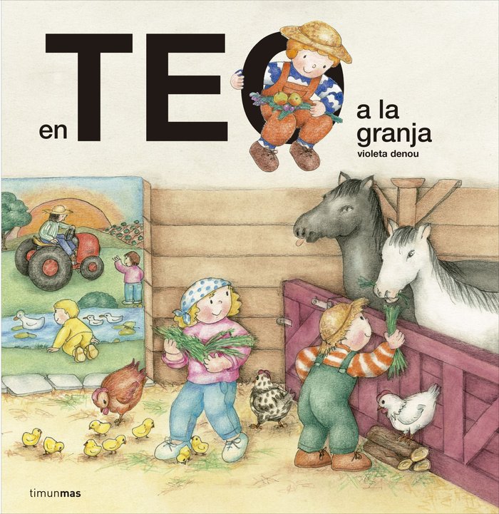 En Teo a la granja, de Denou, Violeta | portada del libro