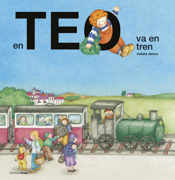 En Teo va en tren, de Denou, Violeta | portada del libro