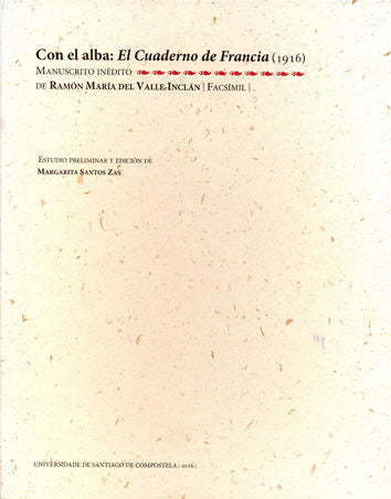Con el alba. El Cuaderno de Francia (1916), de Santos Zas, Margarita | portada del libro