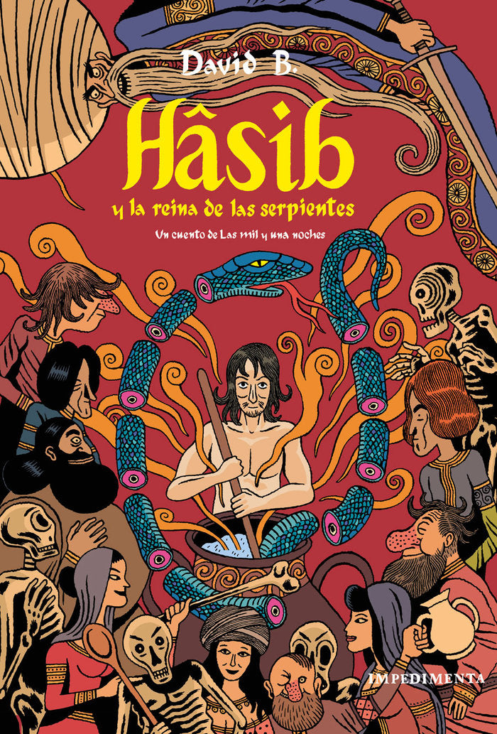 Hâsib y la reina de las serpientes, de B., David | portada del libro