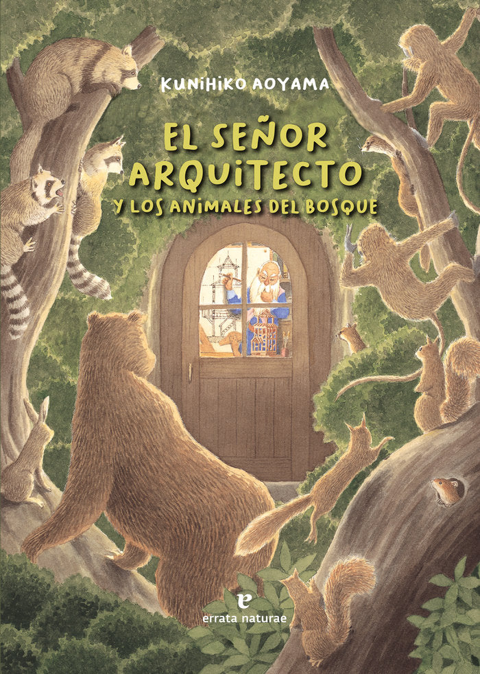 El señor arquitecto y los animales del bosque, de Aoyama, Kunihiko | portada del libro