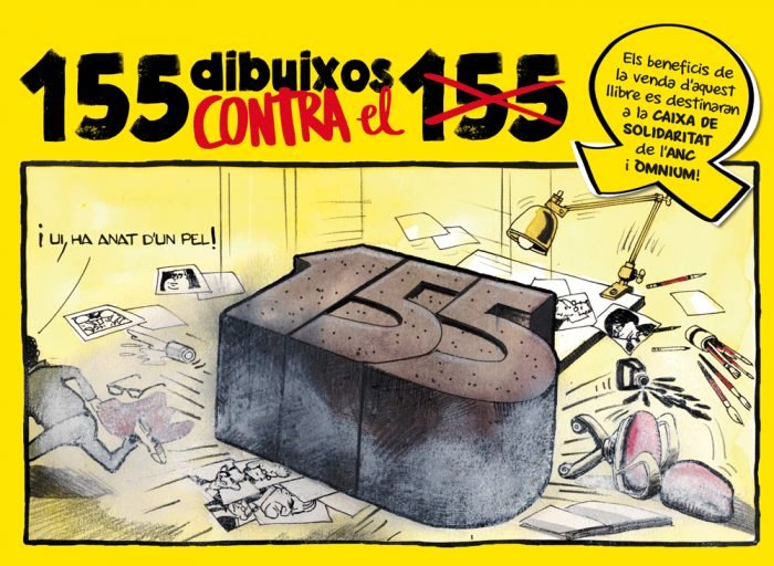 155 dibuixos contra el 155 | portada del libro