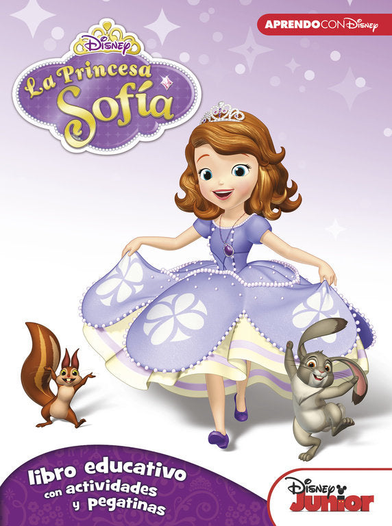 La Princesa Sofía (Libro educativo Disney con actividades y pegatinas), de Disney | portada del libro
