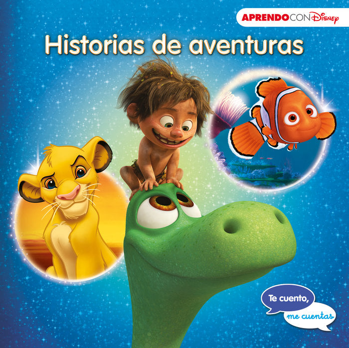Historias de aventuras (Te cuento, me cuentas una historia Disney), de Disney | portada del libro