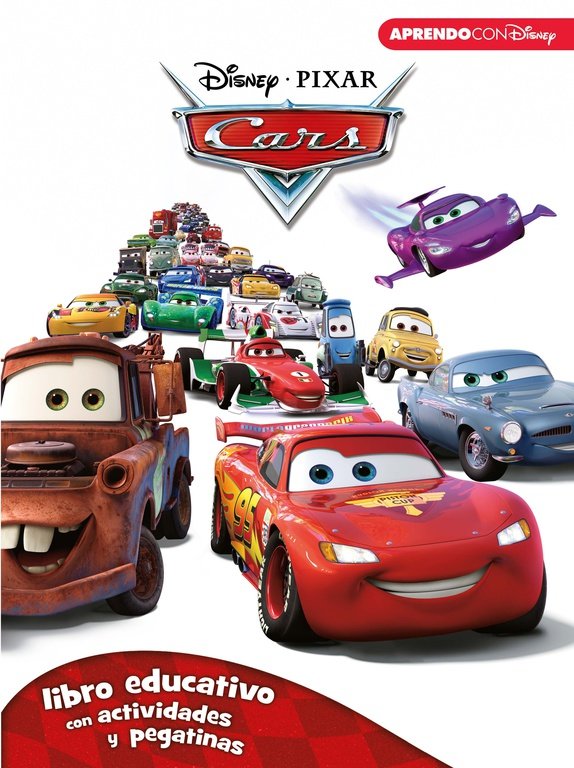Cars (Libro educativo Disney con actividades y pegatinas), de Disney | portada del libro