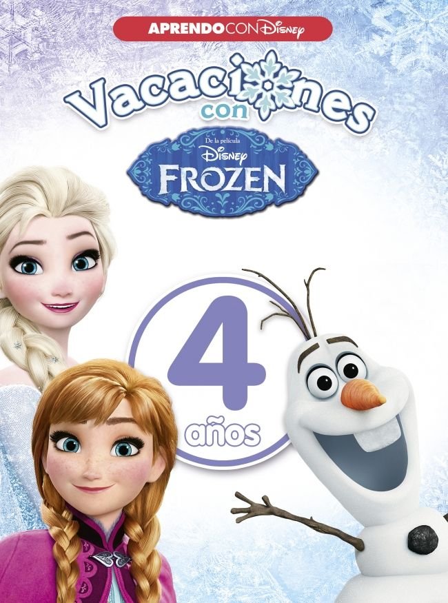 Vacaciones con Frozen. 4 años (Aprendo con Disney), de Disney, | portada del libro