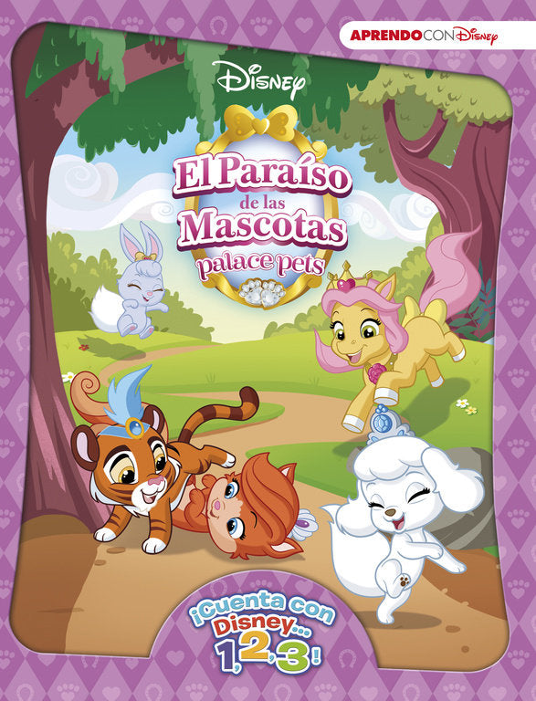 Paraíso de Mascotas (¡Cuenta con Disney... 1, 2, 3!), de Disney, | portada del libro