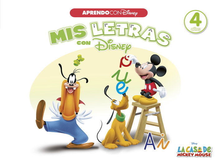 Mis letras con Disney (Aprendo con Disney), de Disney, | portada del libro